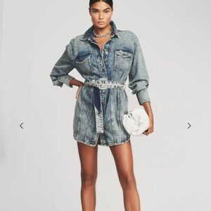 BNWT Retrofete Demin Dress sz S